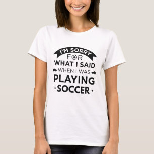 När jag spelade fotboll t shirt