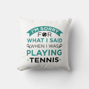 När jag spelade tennis kudde
