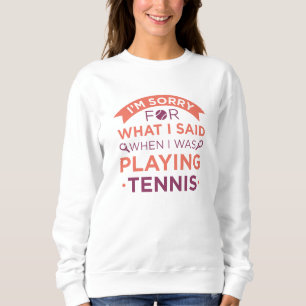 När jag spelade tennis t shirt