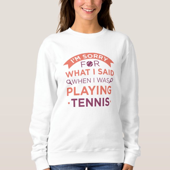 När jag spelade tennis t shirt (Framsida)