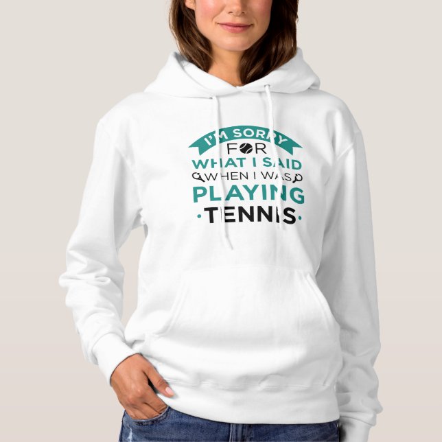 När jag spelade tennis t shirt (Framsida)