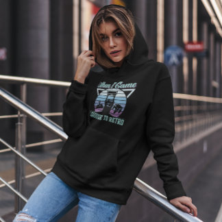 När jag spelar in väljer jag Retro - Videospel Hoodie