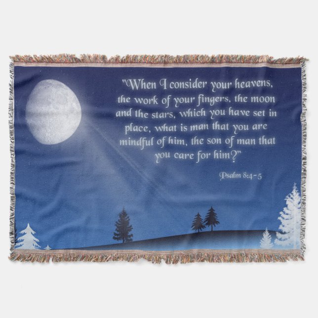 När jag tänker på dina himlar filt (Framsidan)