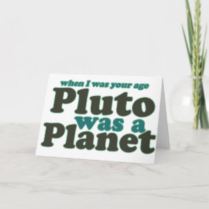 När jag var din ålder var Pluto en planet Kort