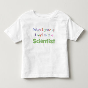 När jag växer upp forskare t shirt