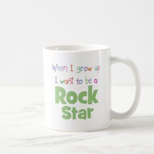 När jag växer upp rockstjärnan kaffemugg