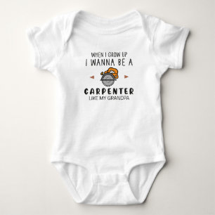 När jag växer upp vill jag vara en snickare som mi t shirt