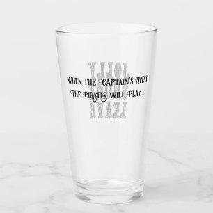 När kaptenens Away Beer Glass Glaskopp