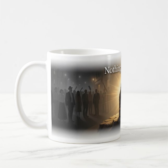När kärlek blir den enda världen Konstmugg Kaffemugg (Vänster)