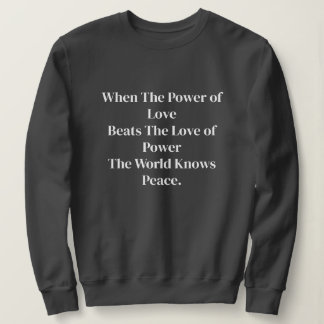 När Kärlekens Kraft Coola Citat Enkla Stylish T Shirt