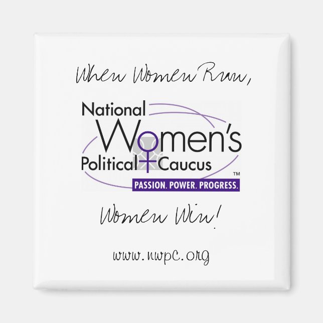 När Kvinnor Springa ... Magnet (Framsidan)