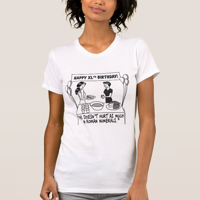 När kvinnor vänder den liten och nätt T-tröja för T-shirt (Framsida)