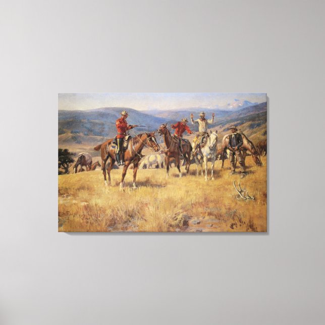 När lagen slipar chansen egg by CM Russell Canvastryck (Framsida)