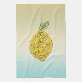 När Life Ge är du Lemons Ombre Kökshandduk