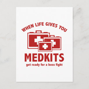 När Life Ge är du medkits Vykort