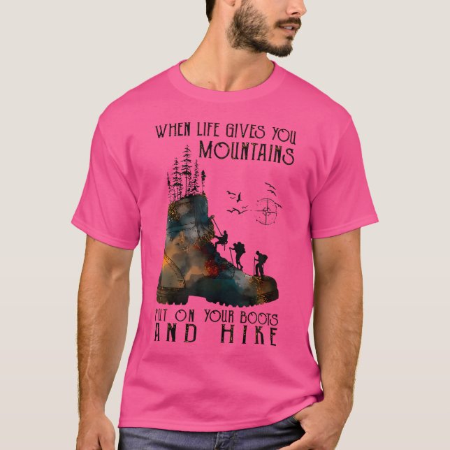När Life Ge du lägger på dig en gång T Shirt (Framsida)