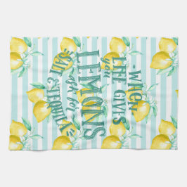 När Life Ge du leker | Salt & Tequila Quote Kökshandduk