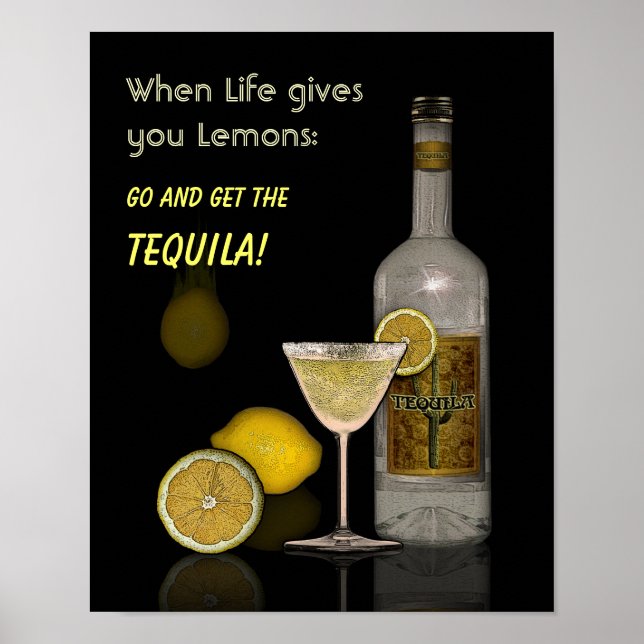 När Life ge du Lemons Poster (Framsidan)