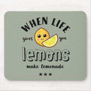 När Life Ge Lemon gör Lemonade till en trevlig s Musmatta