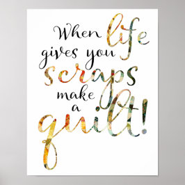 När Life Ge skrapas du Poster