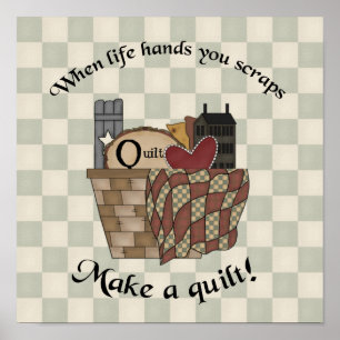 När Life Händer skrapas du Poster