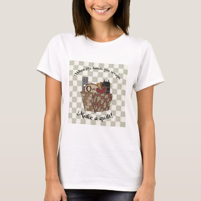 När Life Händer skrapas du T-shirt (Framsida)