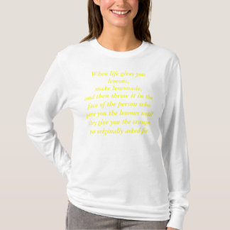 När liv ger dig citroner (instrumenterar t-shirt