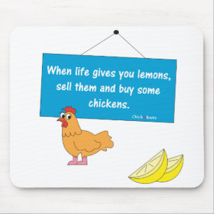 När liv ger dig citroner Mousepad Musmatta