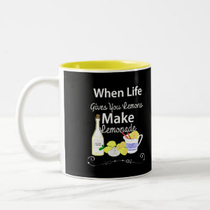 När liv ger dig, gör citroner Lemonade Två-Tonad Mugg