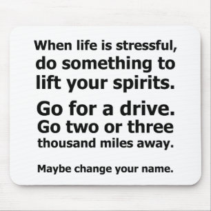 När livet är stressande musmatta