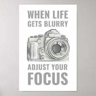 När livet blir suddigt justerar du din fokusrörels poster