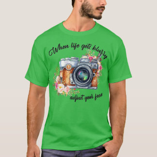 När livet blir suddigt justerar du fotona t shirt