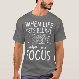 När livet blir suddigt justerar du fotona t shirt