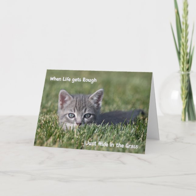 När livet blir tufft, tänk på meddelande (Framsida)