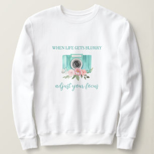 När livet får oskarp fotografi t shirt