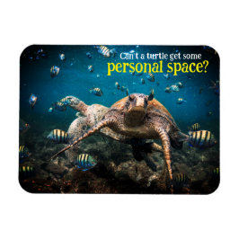 När livet får tuff simmar bara behållan. magnet