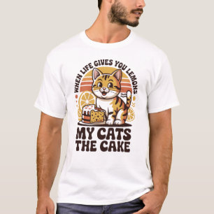 När Livet Ger Dig Citroner Äter Min Katt Tårtan T Shirt
