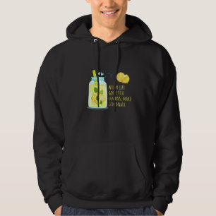 När Livet Ger Dig Citroner Gör Citronad Positivt Hoodie