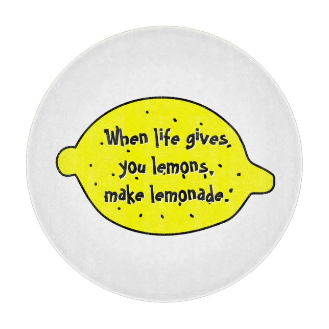 När livet ger dig citroner gör lemonad rolig (Framsidan)