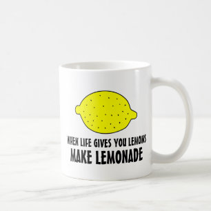 När livet ger dig citroner gör lemonadmugg kaffemugg