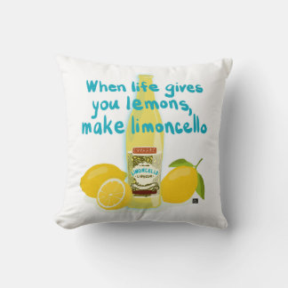 När Livet Ger Dig Citroner - Gör Limoncello Kudde