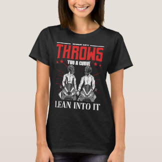 När livet kastar en kurvmotorcykel för t shirt