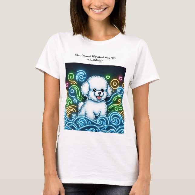 När Livet skickar dig moln T SHIRT (Framsida)