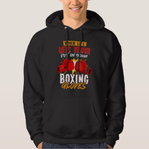 När livflottar får Tuff på dina boxningshandskar Hoodie