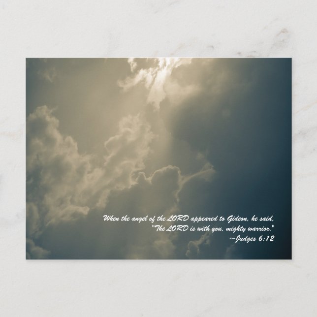 När LORD:s ängel framträdde för Gideon Vykort (Framsida)