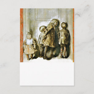 När man lyssnar vid Julafton Kväll Inbjudningar