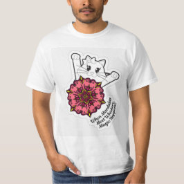 När Mandalas möter piskare händer magiska händelse T Shirt