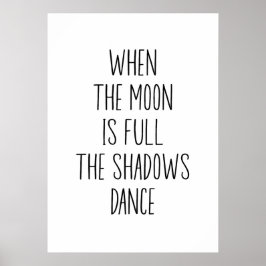När måne är fullt poster