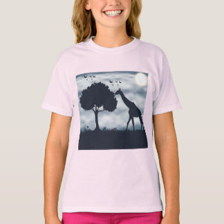 När Måne viskar till Giraffe T Shirt
