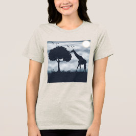 När Måne viskar till Giraffe T Shirt